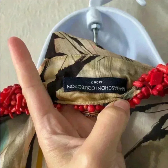 Magaschoni Collection Salon Z beaded top - Picture 6 of 6